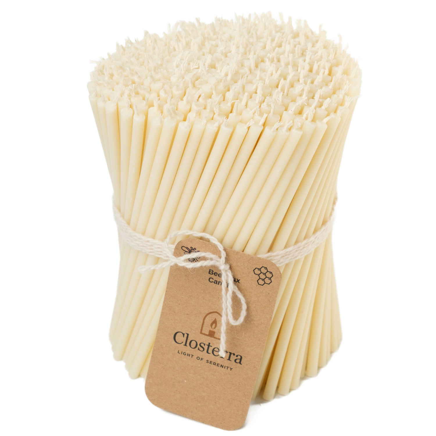 White Thin Taper Candles