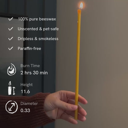 set-of-45-tall-dripless-natural-beeswax-hanukkah-candles.mp4